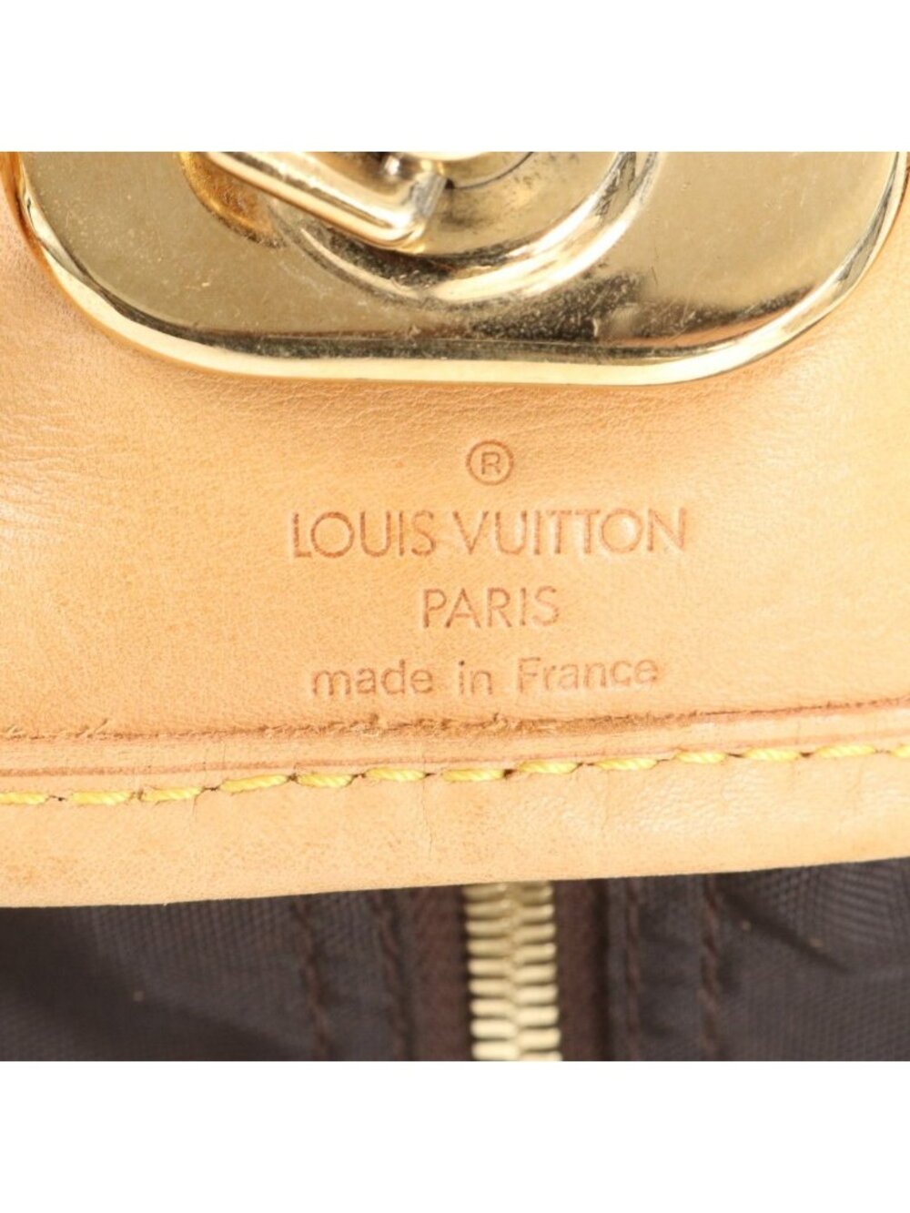 Louis Vuitton Monogram Porto Avi Leather Garment Boston Suitcase Business Travel - Picture 6 of 8